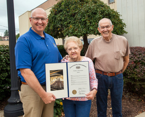 Causer Honors Kane Couple’s 60th Wedding Anniversary 